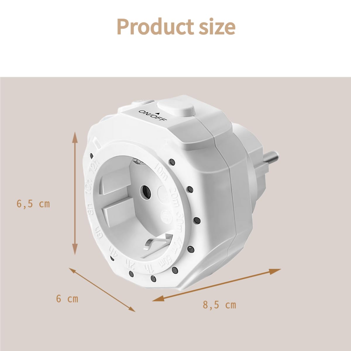 Timer Digitale Per Presa - 18 Programmi, Funzione Casuale Antifurto, Conto Alla Rovescia - Risparmio Energetico - Foto 7