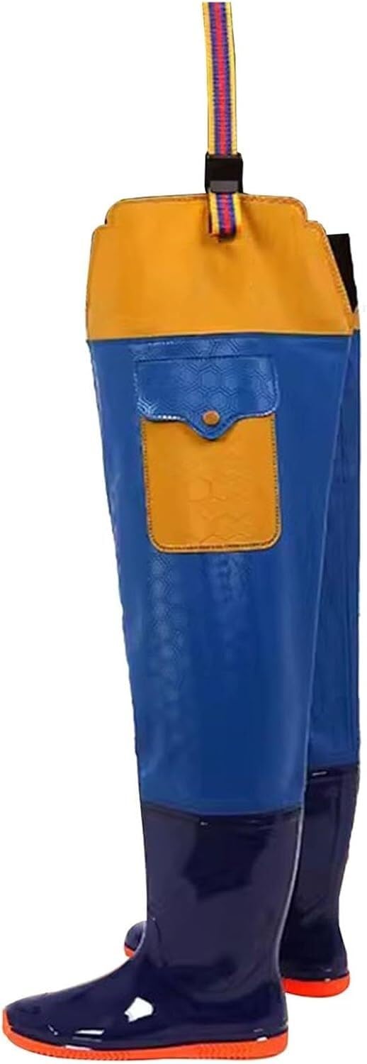 Wodoodporne buty brodzące z PVC dla mężczyzn i kobiet, wędkarskie, myśliwskie, biodrowe, wygodne i antypoślizgowe(8)