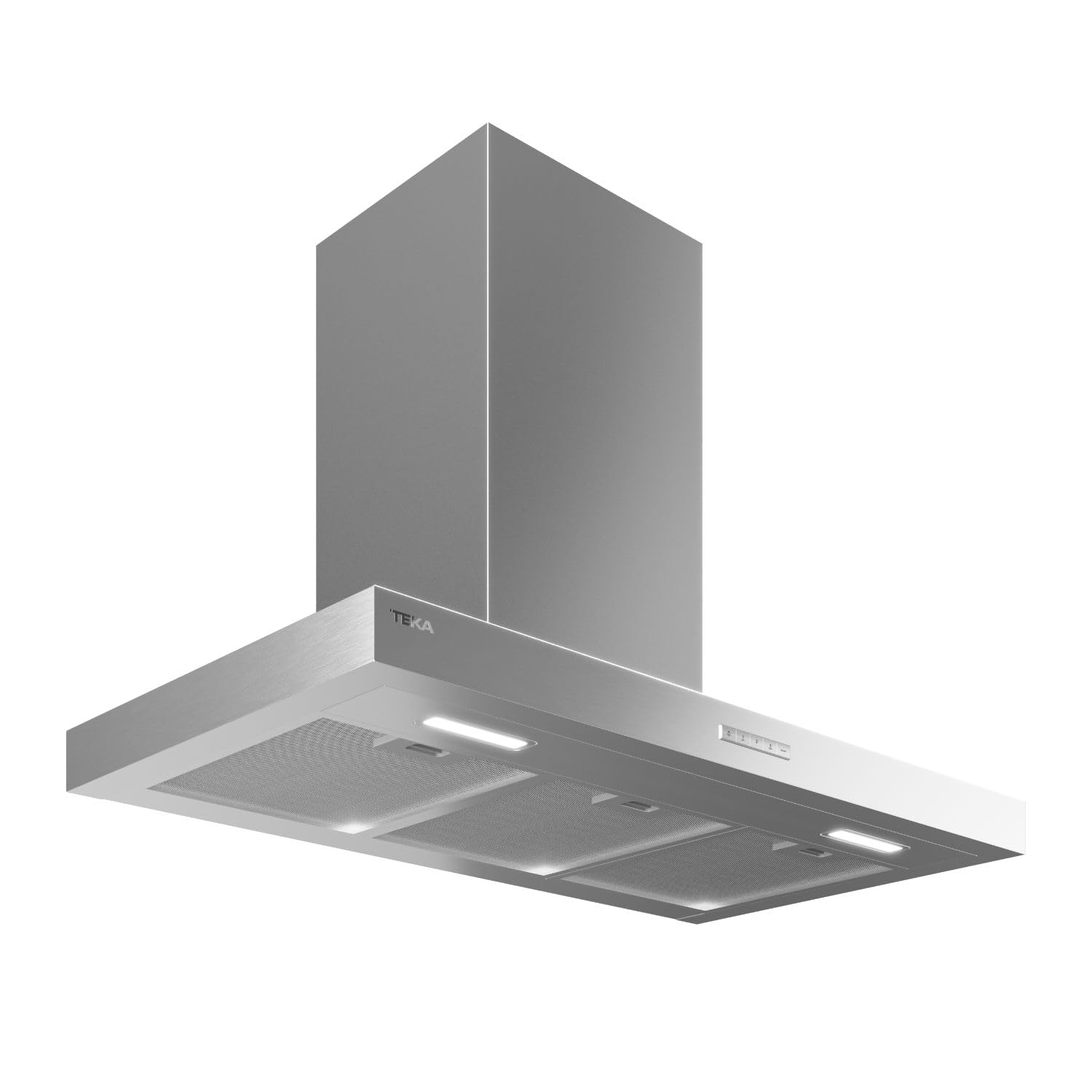 TEKA Campana Decorativa de Pared, 90 cm, 3 Velocidades, Acero Inoxidable