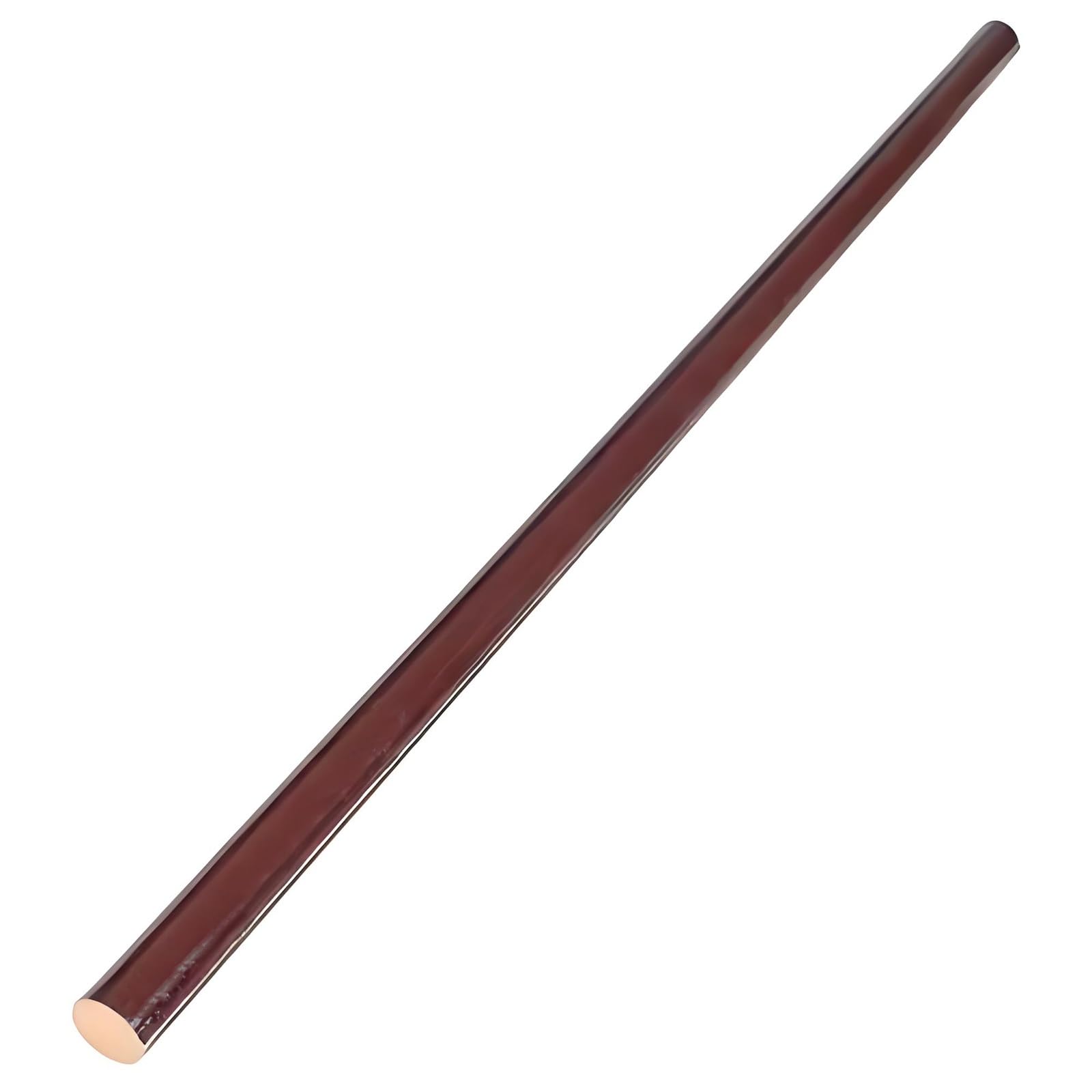 Varilla de Resina fenólica Varilla Maciza Redonda De Baquelita Aislante, Barra Laminada De Tejido Algodón Resina Fenólica (Color Marrón), Varilla Laminada Fenólica No Conductora(Dia 1"/2.5cm)