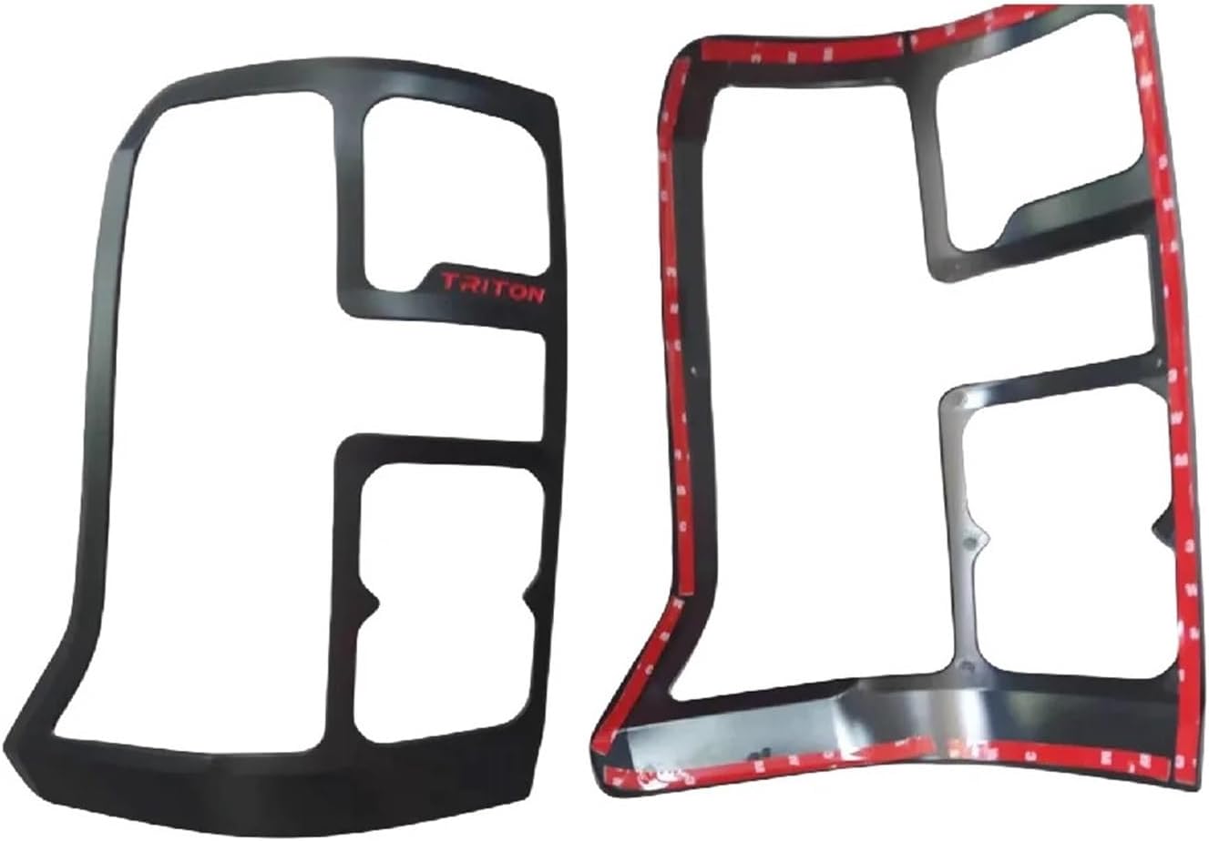 Auto Front Head Tail Lamps Trims Cover For 2024 2025 Compatible For Mitubishi Triton L200 Front Rear Lights Trims Cover Auto Accessories