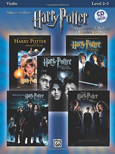 Harry Potter, Instrumental Solos for Violin/Piano Accompaniment (Movies 1-5) (Pop Instrumental Solo) by Alfred Publishing (2008-02-01)      Sheet music – January 1, 1735