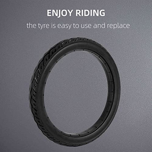Pyatofyy 16 Inch Road Bike Tires 16 X 1.75 Bicycle Solid Tires Bicycle Bike Tires Black Rubber Non- Tires Cycling Tyre #TOP4