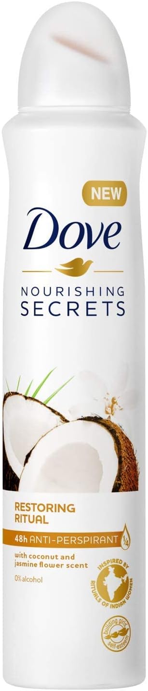 Nourishing Secrets Coconut Flower Jasmine Flower Antiperspirant Deodorant Spray 250ml
