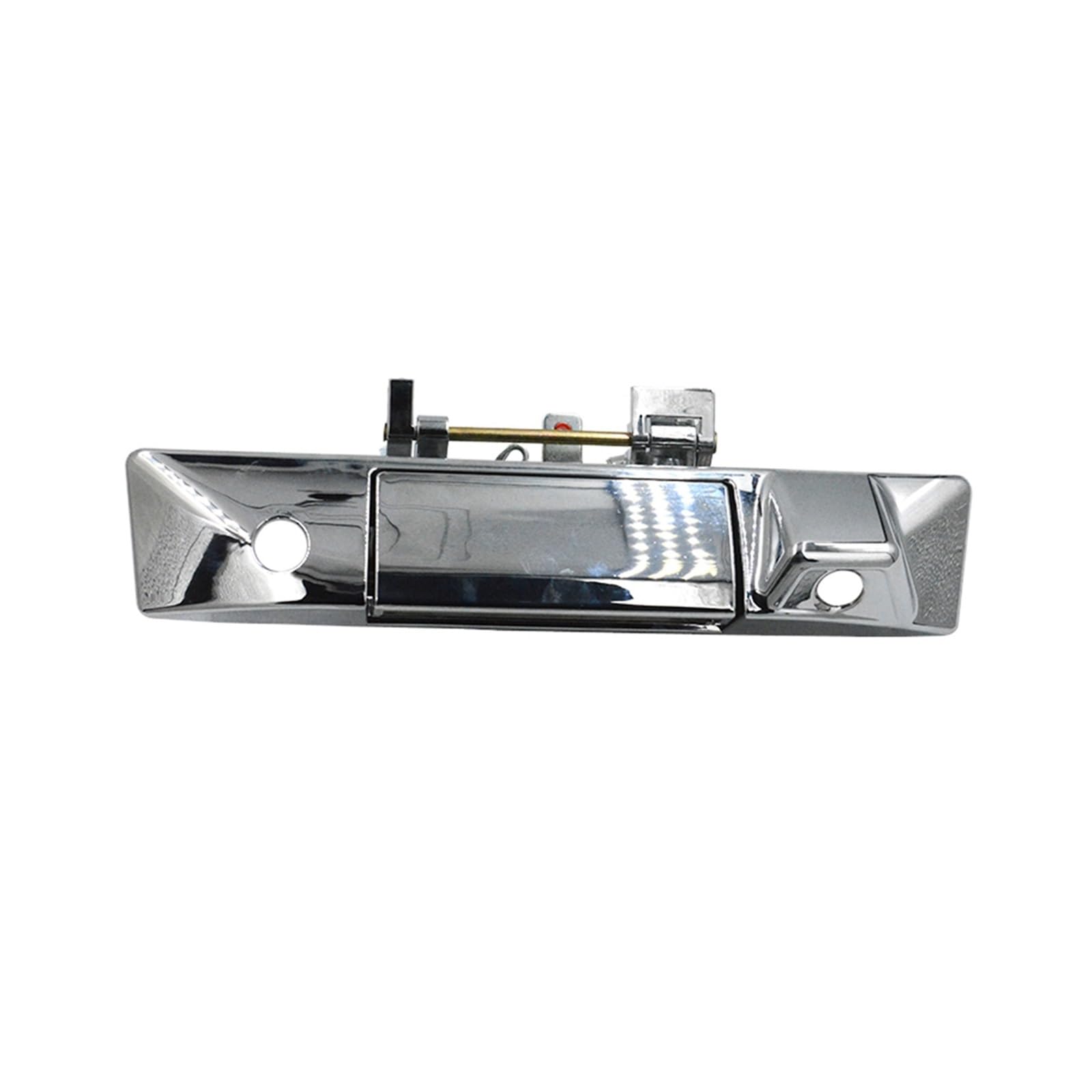 Zamiennik dla SAIC do MAXUS T60 / T70 2017 2018 2019 2020 Pickup klamka tylnej klapy tylnej klapy galwanizowana samochodowa zewnętrzna klamka do drzwi (1 szt. podkład bez otworu) (1 szt. platerowanie