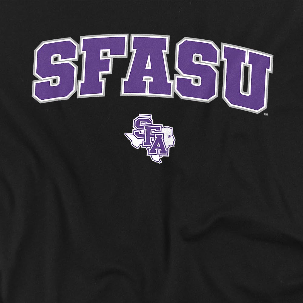 LOGOVISION Stephen F. Austin State University Arch Logo Black Kids T Shirt (2) for Toddler Boys and Girls, Black
