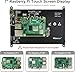 wisecoco 7 Inch Touchscreen Monitor for Raspberry Pi HDMI IPS 1024 x 600 Mini LCD Display for RPI Pi 5/4B/3B 2 Zero B B+ Windows Driver-Free