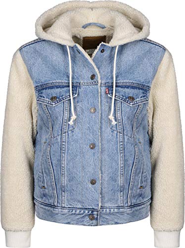 Preisvergleich Produktbild Levis Ex-Boyfriend Sherpa Sleeve Trucker Hidden XS