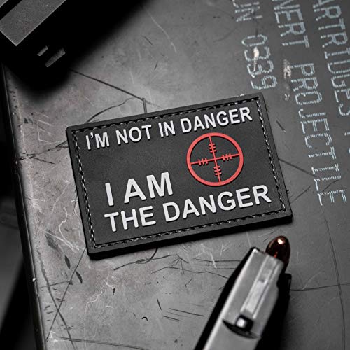 NEO TACTICAL GEAR I’m Not in Danger I Am The Danger PVC Morale Patch, Tactical Gear Patch, Patch for Backpack, Patch Collector, Morale Patch Display, EDC Patches, Military Morale Patch