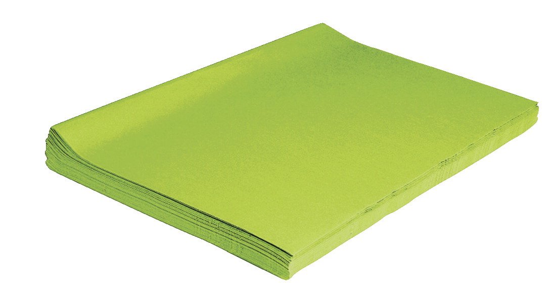 Spectra 0059110 Deluxe Bleeding Tissue Paper, 20 x 30 Size, Spring Green (Pack of 24)