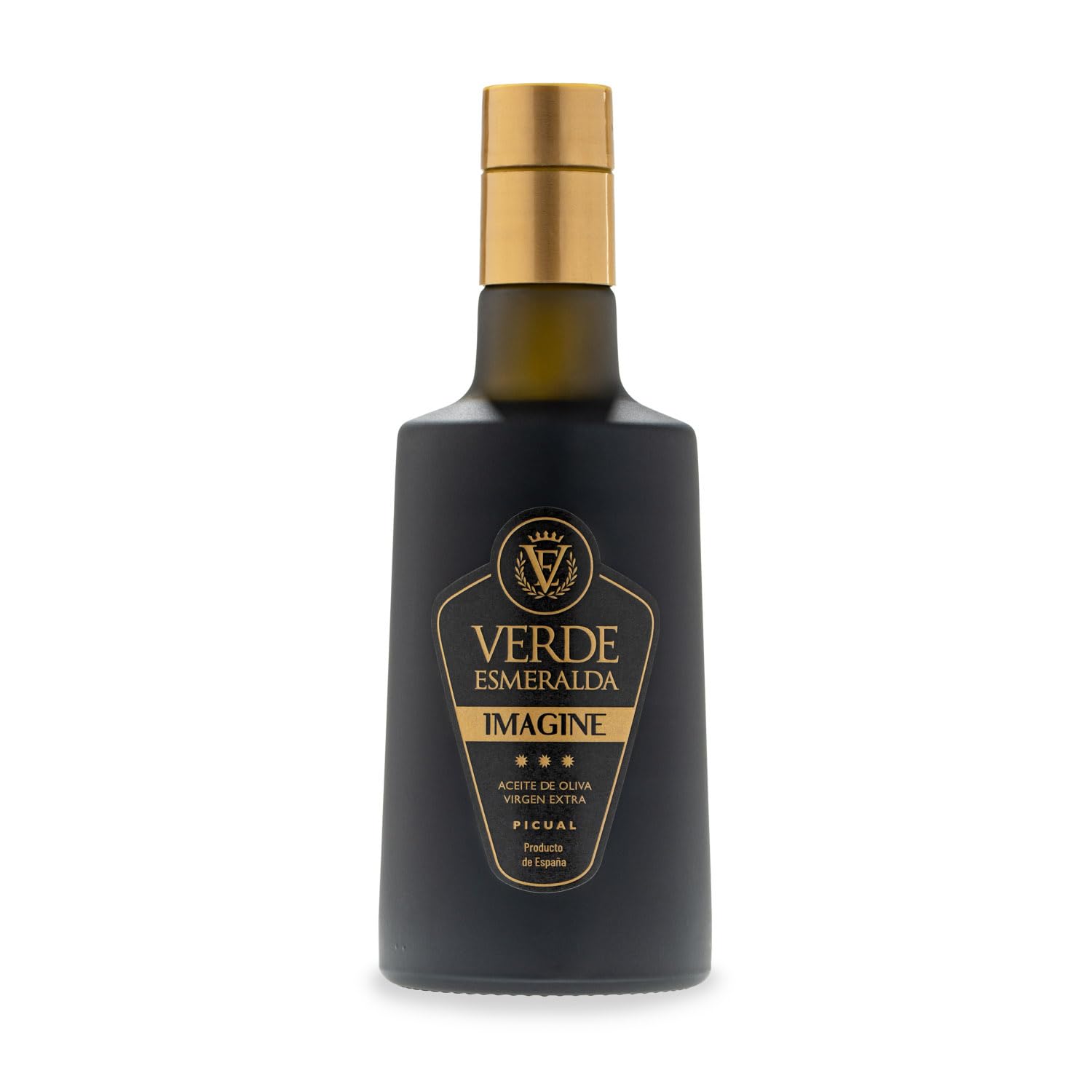 Verde Esmeralda Extra Vergine Olijfolie Picual Imagine - Editie Spanje-Jaén 500 ml | Pojedyncza zmienna AOVE gefilterd Sierra de Cazorla, intensywne fruitig, groene olijf, tomaat migdałowy