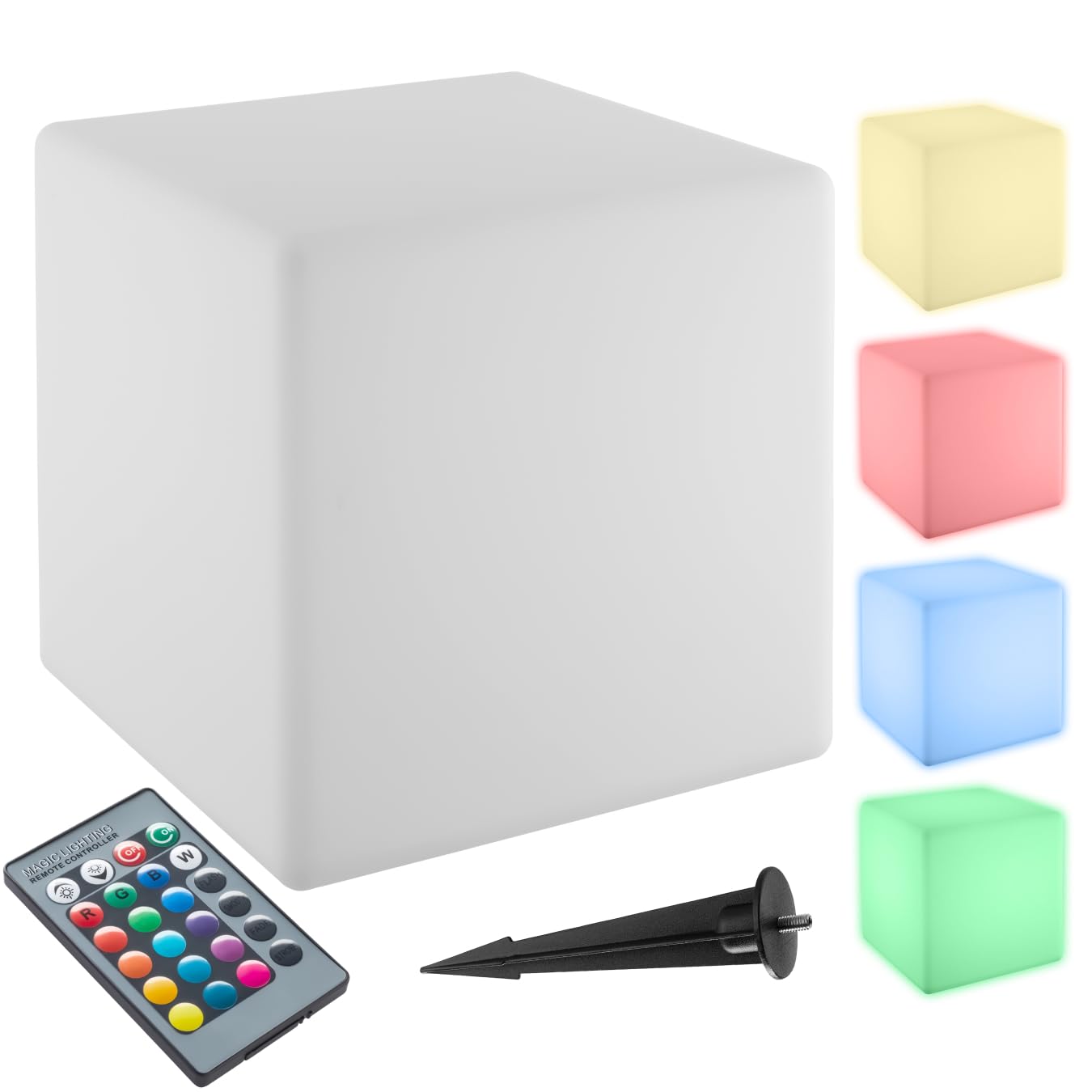 tectake® Cubo luminoso LED