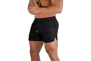 FLYFIREFLY Men's Lightweight Athletic Short Pants for Crossfit