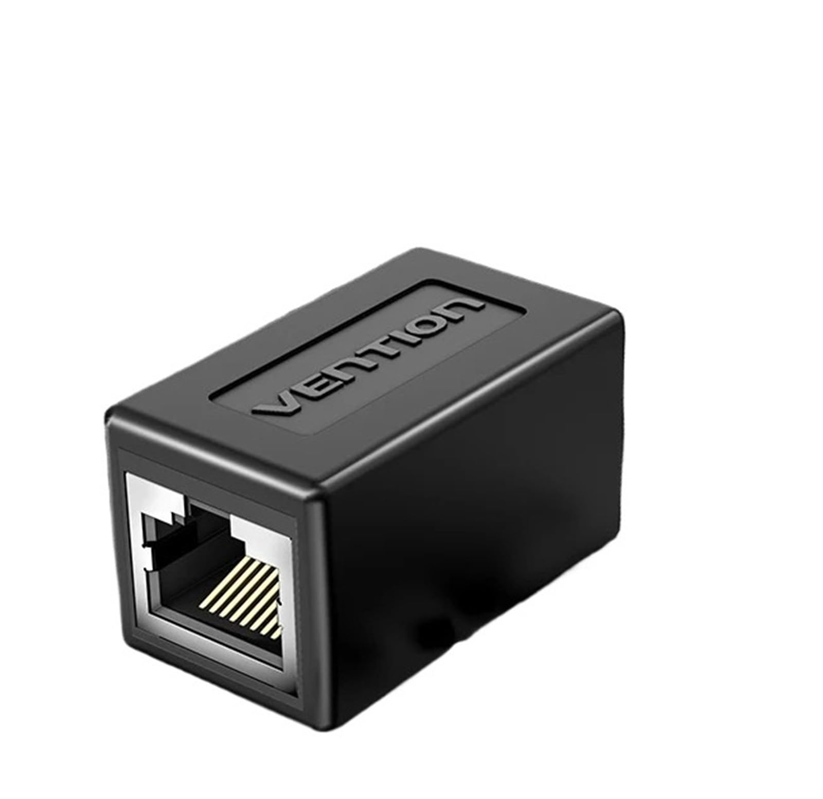 Rallonge réseau Ethernet RJ45 for câble Ethernet Cat6/Cat5e, adaptateur Gigabit femelle-femelle (10 pièces - Noir)