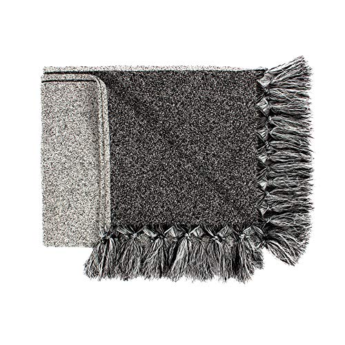 Manta para sofá grande Jacquard 3,5 x 1,4m Grafite-mt079