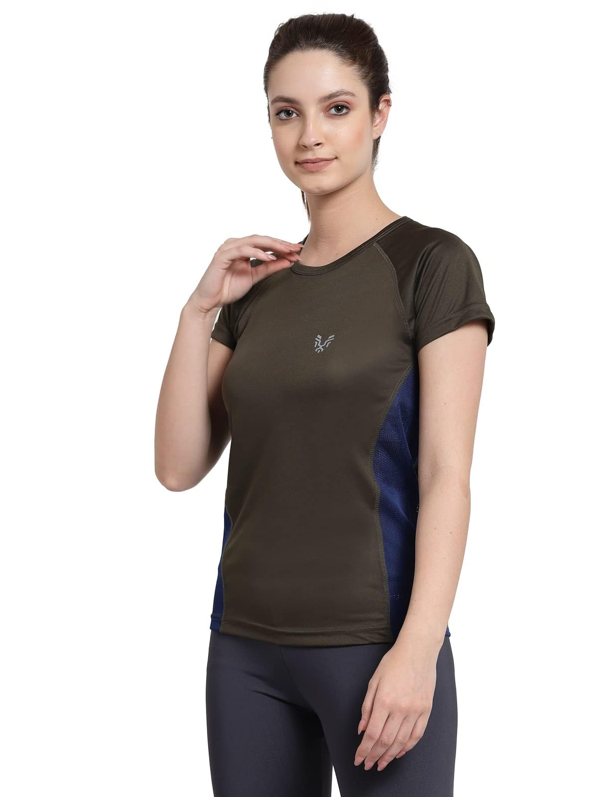 UZARUS Womens Dry Fit Workout Top Sports Gym T-Shirt-image-19
