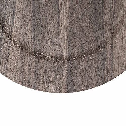 Platos de plástico con acabado madera faux, set x12, 13 pulgadas miniatura 2