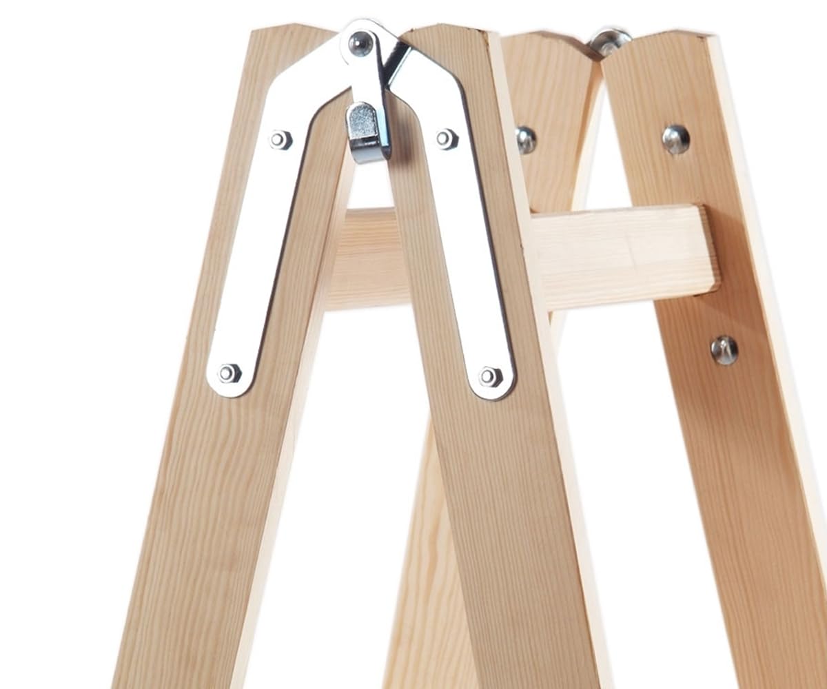 2x3 Stufen 95 cm Leiter Doppelstufenleiter Malerleiter Elektrikerleiter Stehleiter Holzleiter