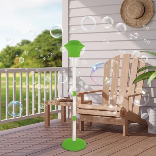 Soplador de burbujas recargable de 10 agujeros que evita cables y derrames en bodas y jardines 2