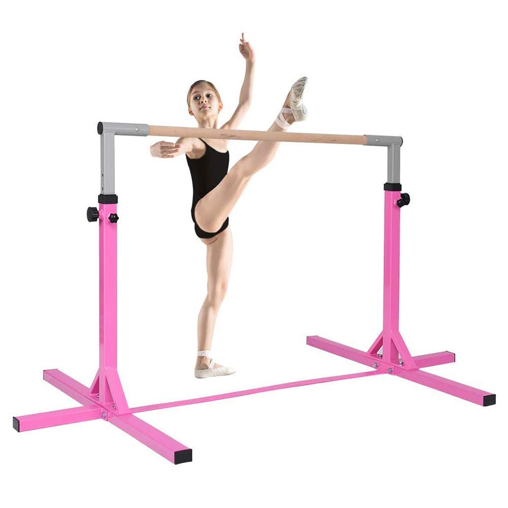 Removable Stoge gymnastics bar, height-adjustable design for children's training and fitness equipment, parallel bars for indoor and outdoor kids exercise
