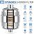 Shower Filter 20 Stage Showerhead Filter for Hard Water Shower Water Filter with 2 Replaceable Filter Cartridges for Removing Chlorine Fluoride, Polished Chrome
