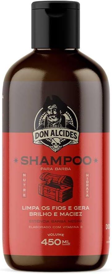 Don Alcides, Shampoo para Barba 450mL Essência Barba Negra Don Al...