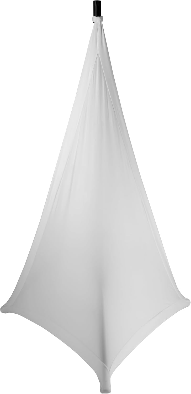 Auray SK-4SLSW Speaker and Lighting Stand Skirt (White)