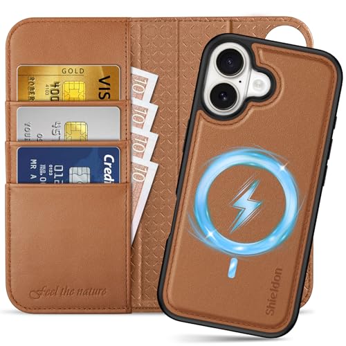 SHIELDON iPhone17 Ή 蒠^P[X 2in1 {vU[ 6.3C` 5G J[h[ [RFIDubLO] OR Jo[P̃CX[d uX^h@\ Xgbvt Ռz ACz17Ή X}z