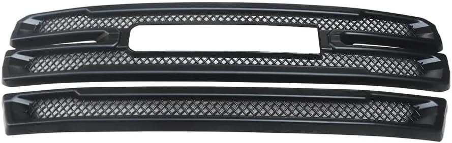 YOUNGERCAR Front Grille for Compatible With 2019-2022 GMC Sierra 1500 SLT AT4 Matte Black ABS Grille Overlay(Not a grille replacement)