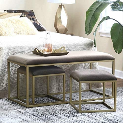 Tabouret repose-pieds long pour optimiser l'espace des petits salons - 5