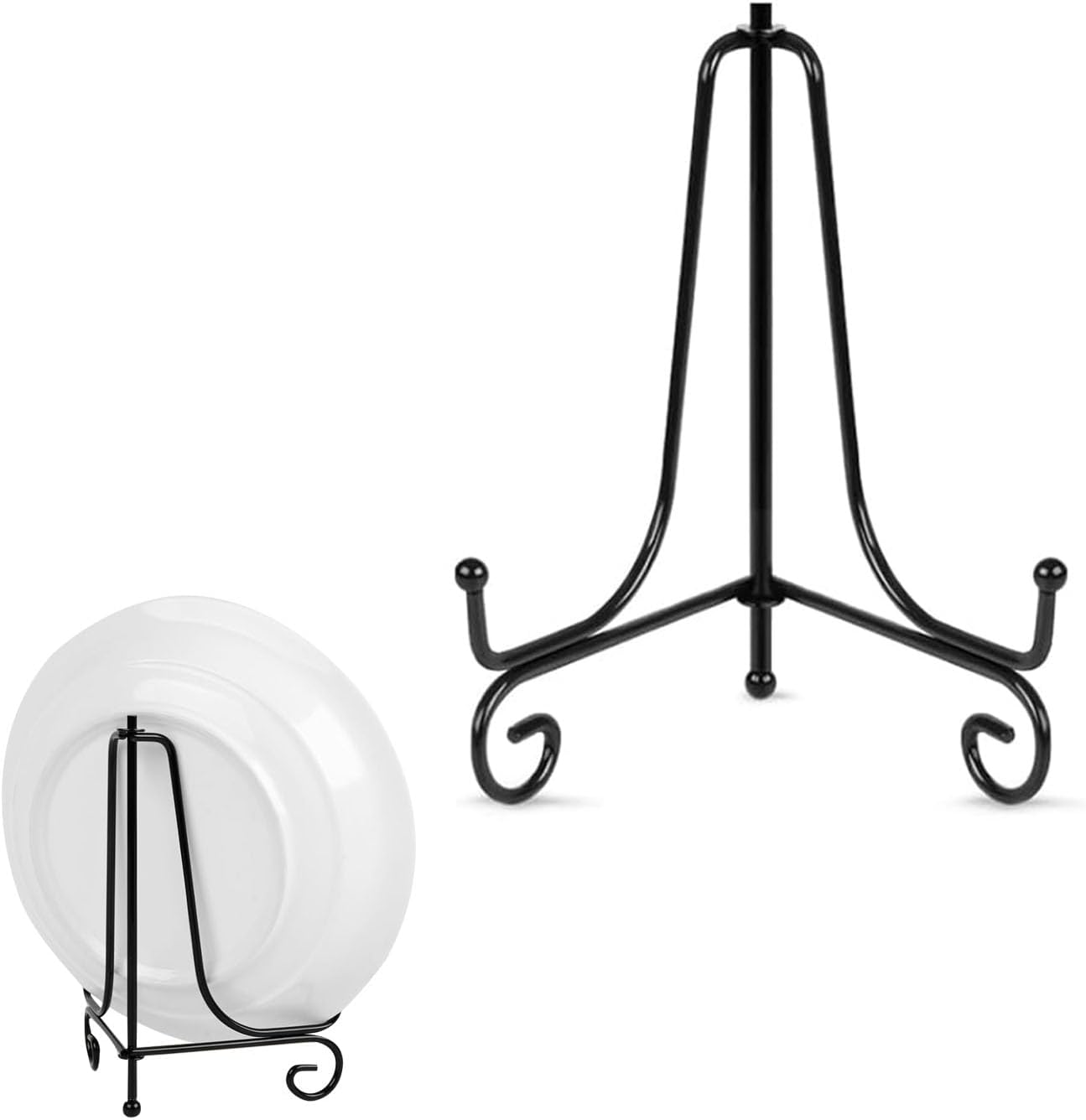 Plate Stands For Display, 1pcs Iron Plate Stands for