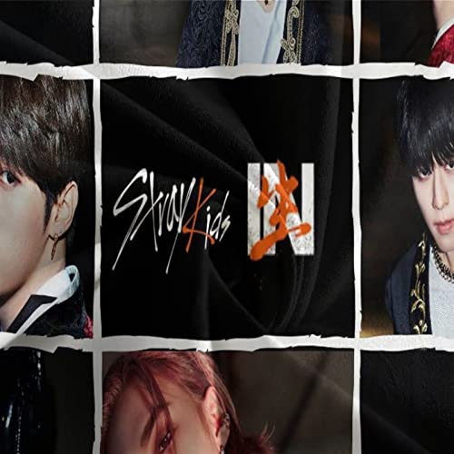 Ensemble de couette Stray Kids lit double pour chambre ado branchée - 8