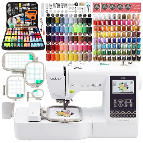 Brother SE700 Combo 2-in-1 Embroidery & Sewing Machine All-in-One...