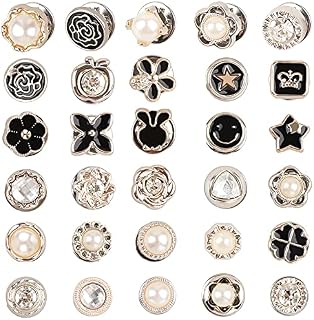 Brooch Pins for Women, 30 Pcs Cover Up Button Pins for Clothes, Modesty Pins, Women Shirt Safety Brooch Buttons, Brooch Pins Invisible Button, Prevent Accidental Exposure of Buttons for Girls Clothes