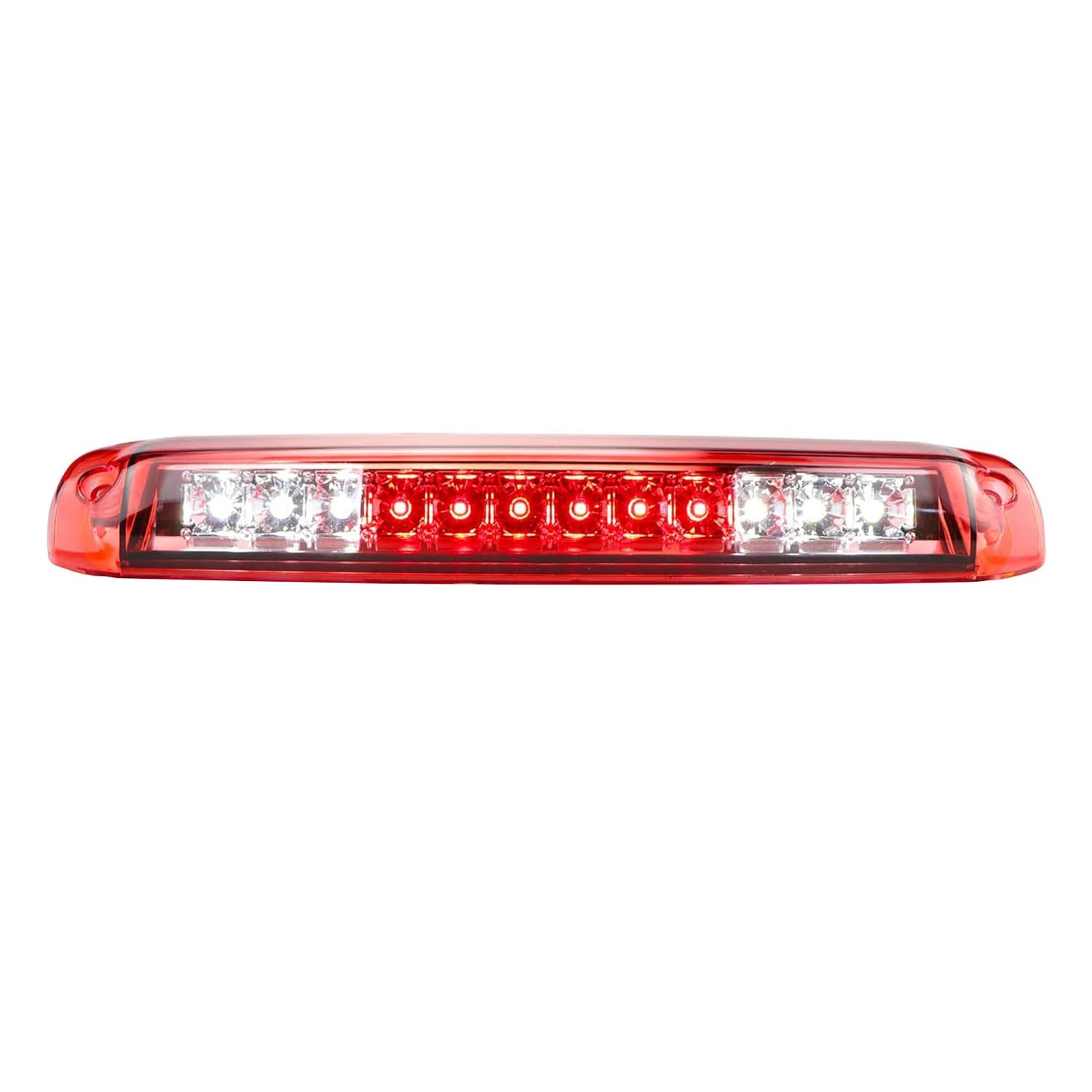For 1999-2006 Chevy Silverado/GMC Sierra LED 3rd Third Brake/Cargo Light High Mount Lamp GMT800 Red (Electroplating Housing)