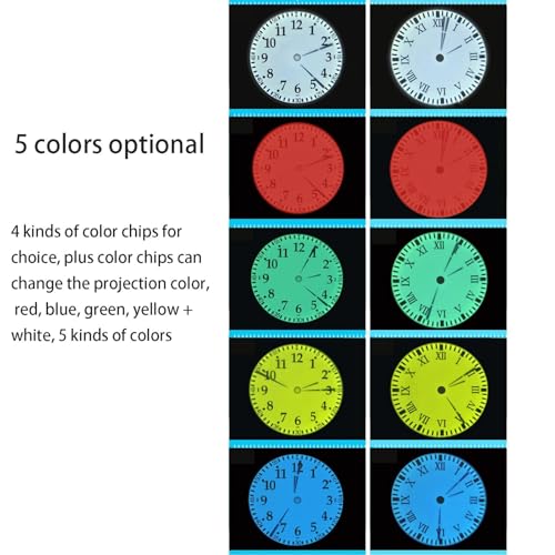 Horloge à projection et télécommande pour ajuster la luminosité - 8