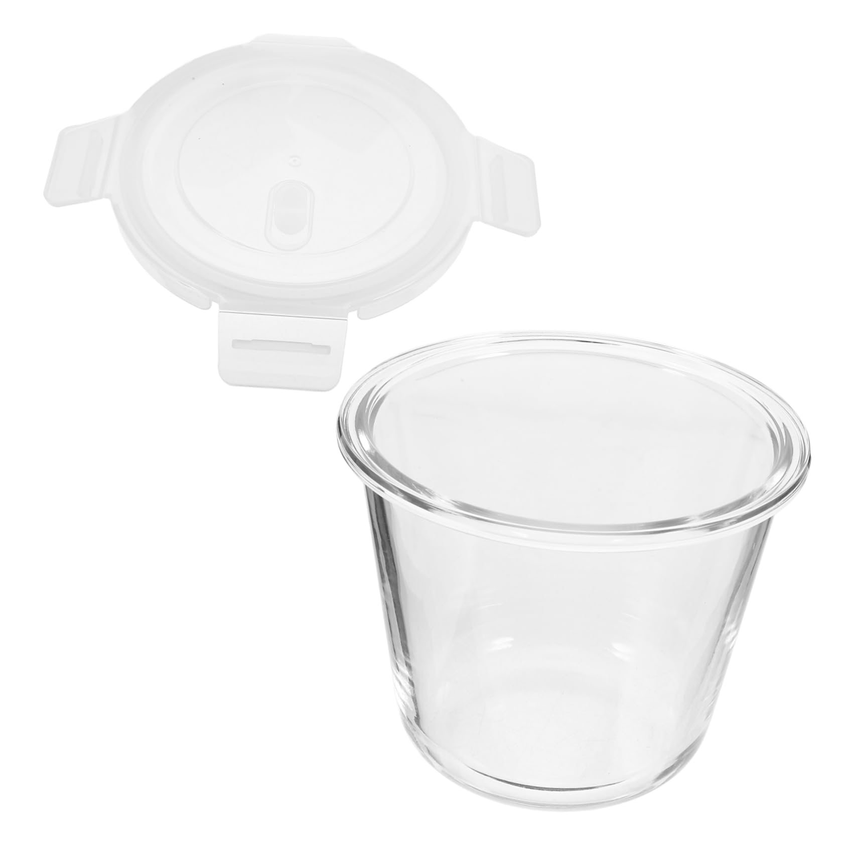 Fiambrera de Vidrio con Tapa Hermética de 700ml, Fácil de Limpiar Buen Sellado para Comedor o Restaurante Color Aleatorio