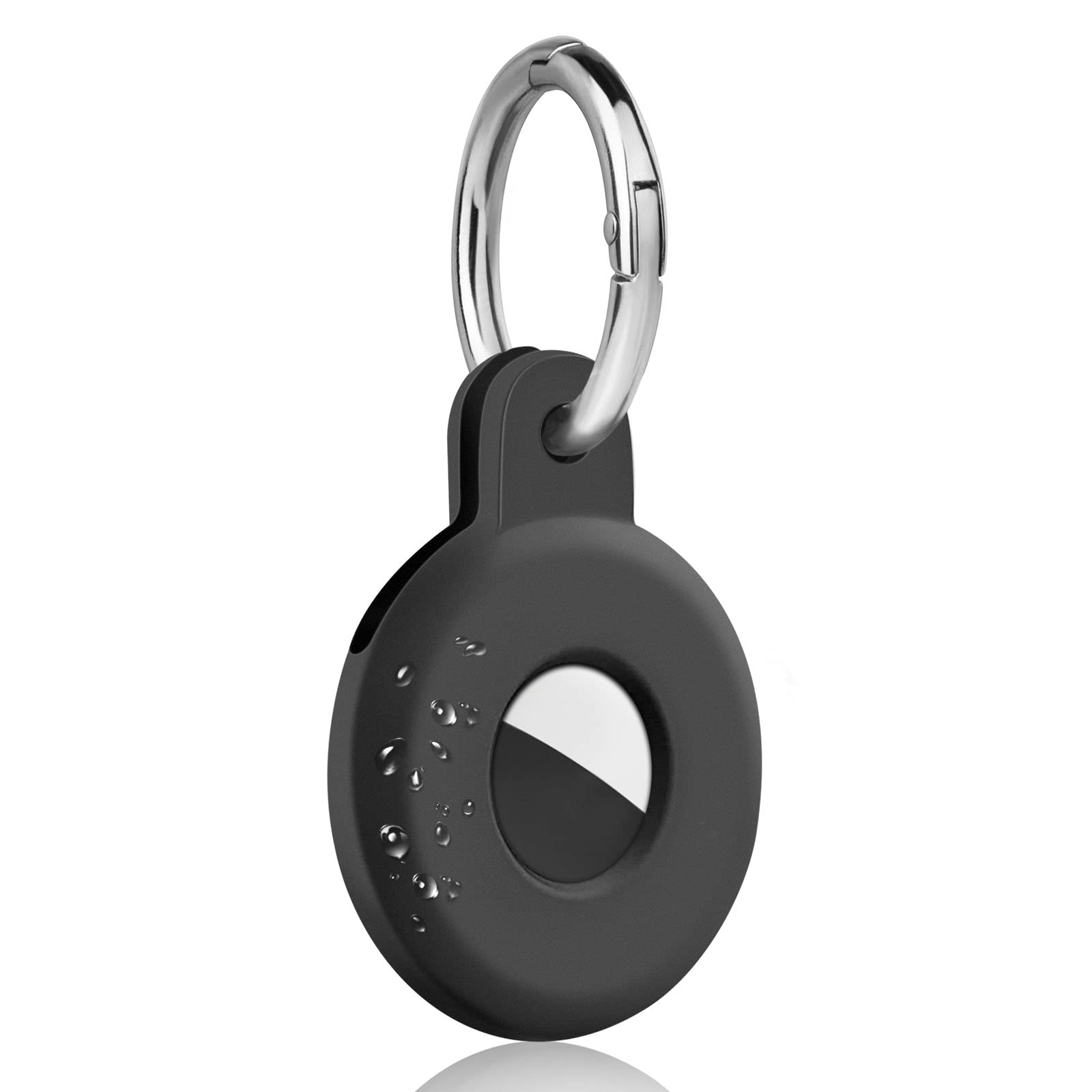 Ainiv Llavero para AirTag, 1 Pieza Llaveros para AirTag Funda Protectora de Silicona, Localizador Keychain Portátil Antipérdida, Protectora Funda Mascotas y Mochilas — view 29