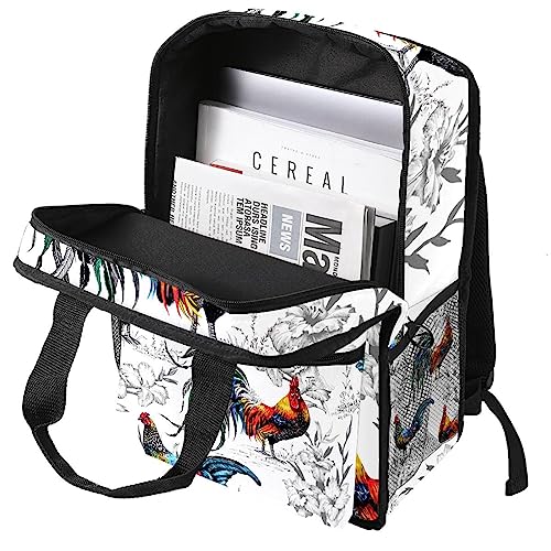 Sacs à dos pour garçons à longue queue et cartable ergonomique multicolore - 3