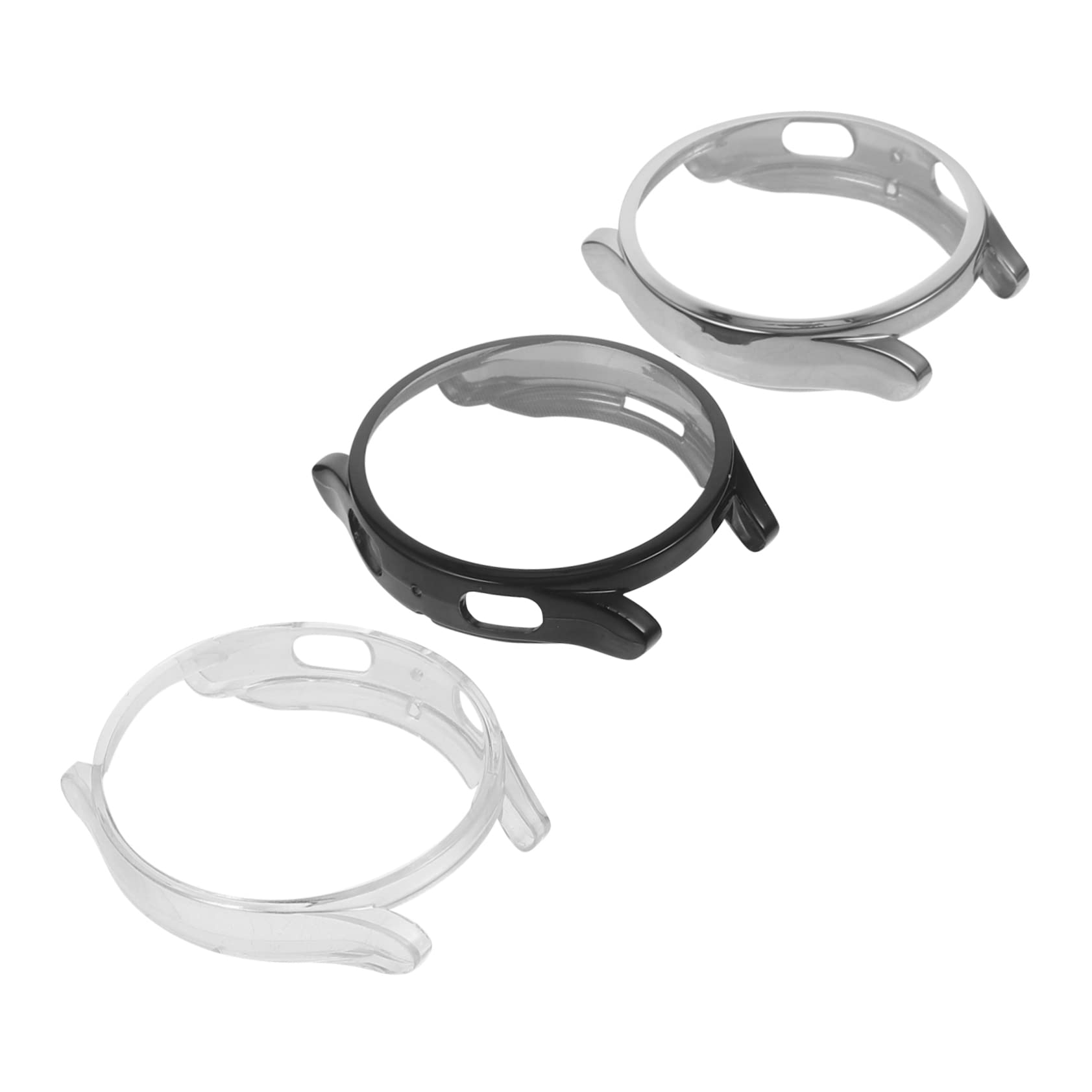 Mikikit Lot De 5 Étuis De Montre en TPU Souple D'écran pour Montre Connectée Coque Remplaçable Anti-Rayures Ajustement Universel 6 Pièces X 5