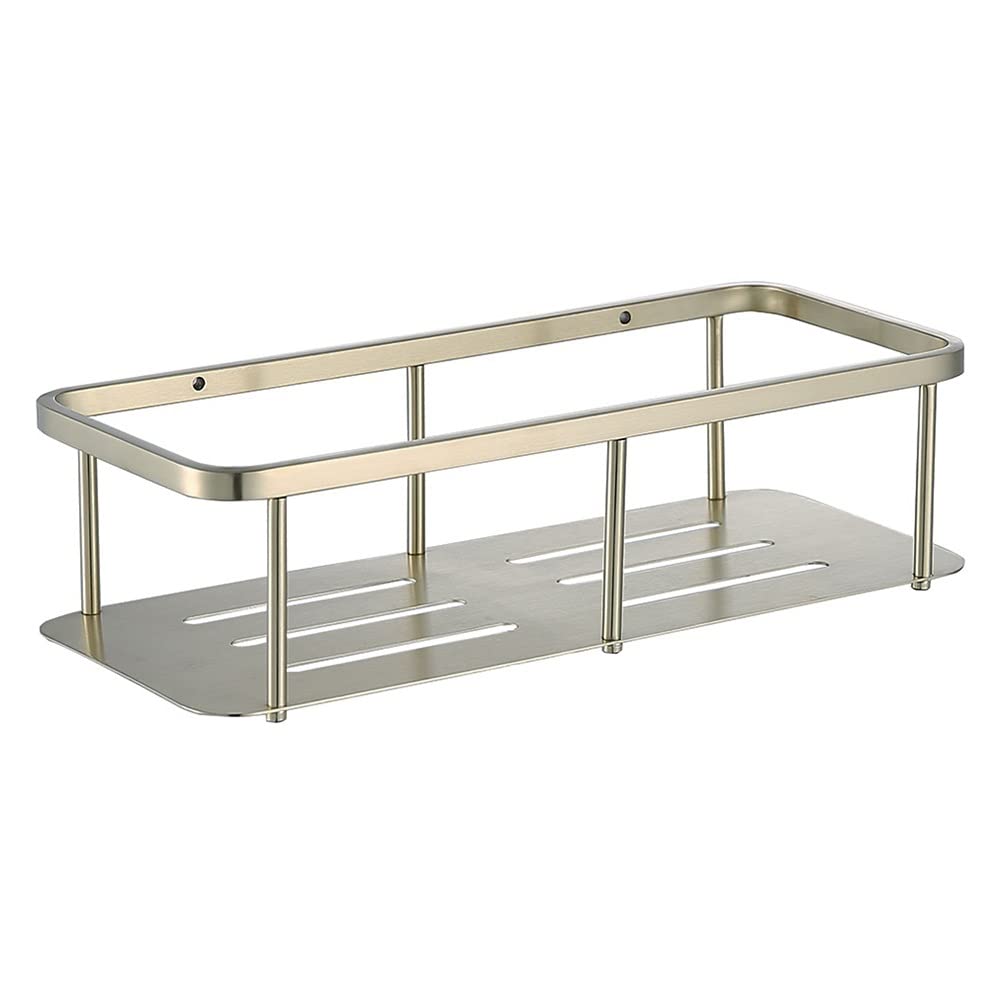 ZJHFFFG Floating Shelves Shower Caddy Bathroom Shelf Stainless Steel Shelves Bathroom Shower Shelf Storage Rack Bathroom Shelf Wall