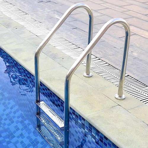 Escalera para piscina de acero inoxidable antideslizante miniatura 6