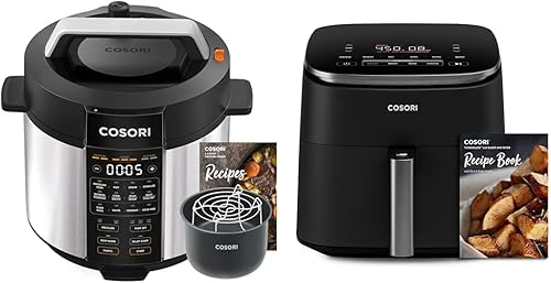 COSORI Olla a presión eléctrica de 6 cuartos de galón, olla multicocción instantánea 9 en 1 y freidora de aire TurboBlaze de 6.0 cuartos de galón