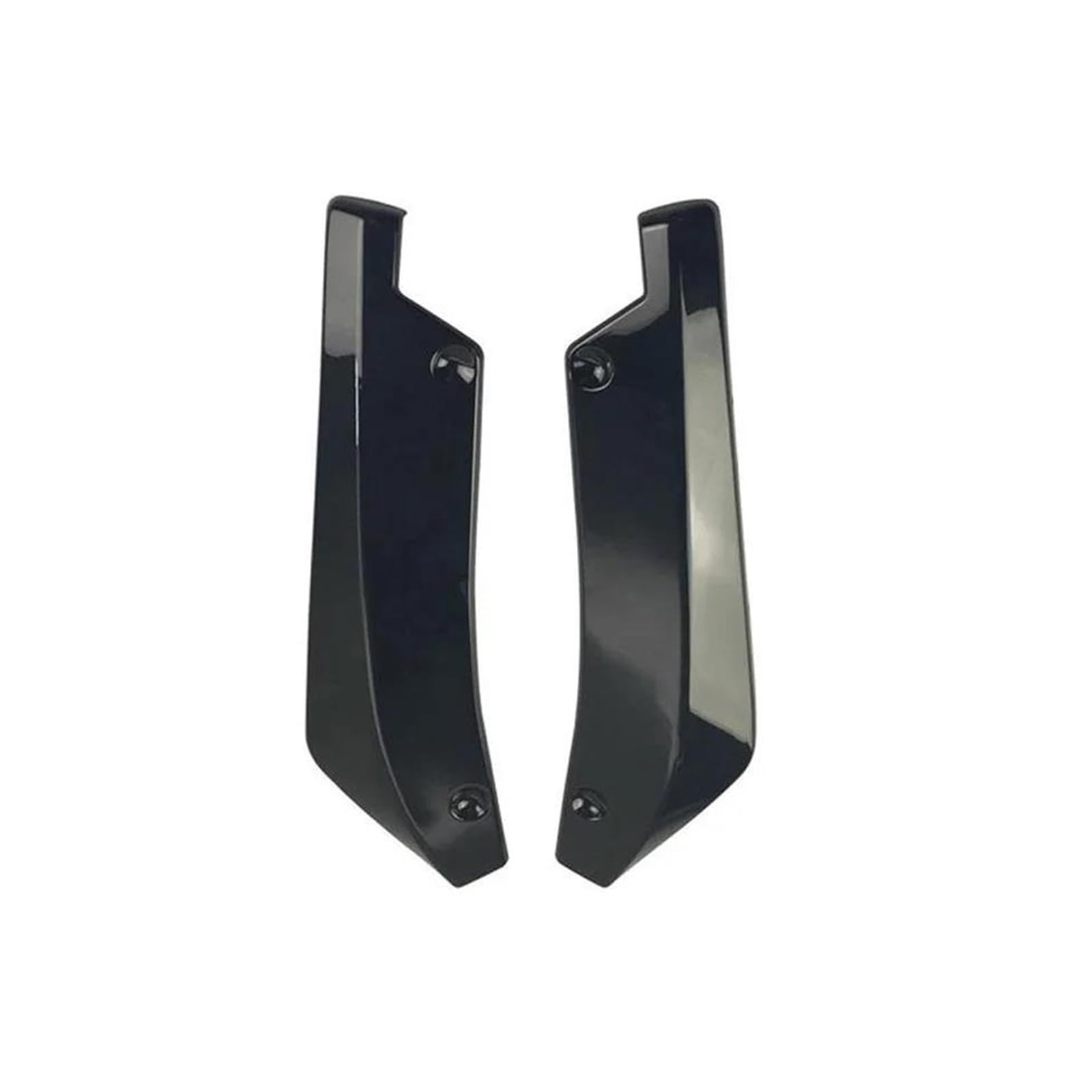 Blnetu Black Universal Rear Bumper Protector Diffuser Spoiler Splitter For A-Udi Q5 Q7 Front Bumper Side Spoiler(Black)