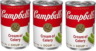 Cream of Celery Soup (Pack Of 3 Cans), 10.5 oz. Each