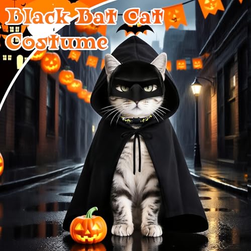 3-PCS-Cat-Bat-Mask-Halloween-Costumes-Accessories-Bat-Mask-Cloak-and-Halloween-Cat-Collar-Pet-Costumes-Clothes-for-Cats-Bat-Cat-Cosplay-Apparel