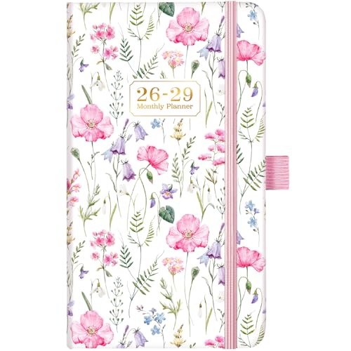 Pocket Calendar 2026-2029 - 3 Year Monthly Planner 2026-2029, July 2026 - June 2029, 6.4' x 3.8',...