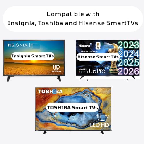 Image of B Brainice Replacement Remote Compatbile with Toshiba TV Remote, 2026-2020