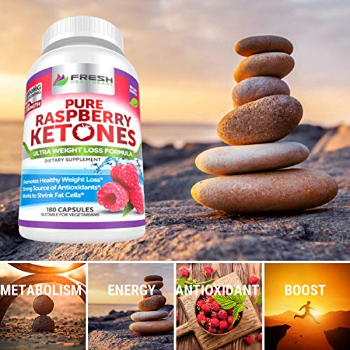Fresh Healthcare 0712038307975 Pure 100% Raspberry Ketones Max 1000Mg Per Serving - 3 Month Supply Non Gmo - Advanced Weight Loss Support thumb #4