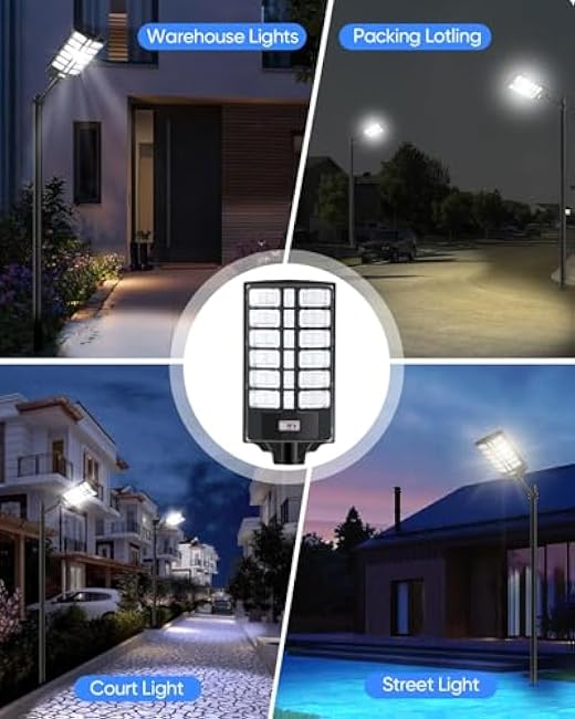 5000W Solar Street Lights Commercial Parking Lot Lights Solar Security Flood